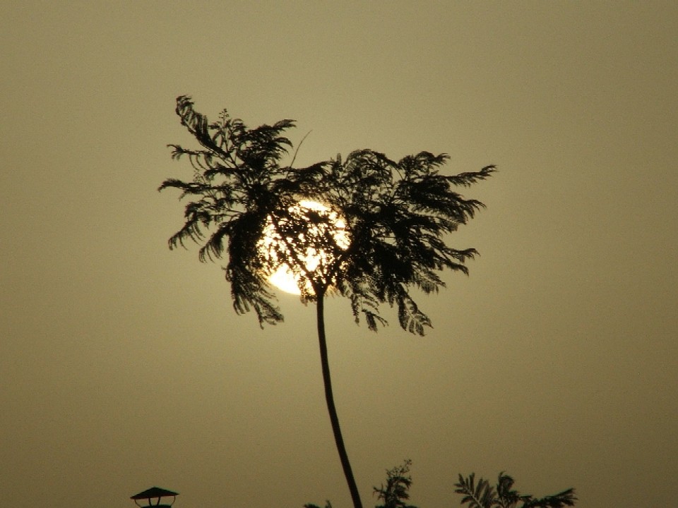 Západ slunce nad Káhirou